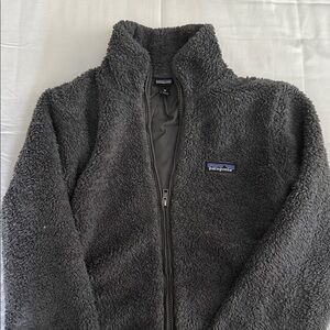 Patagonia Charcoal Sherpa Fleece Jacket